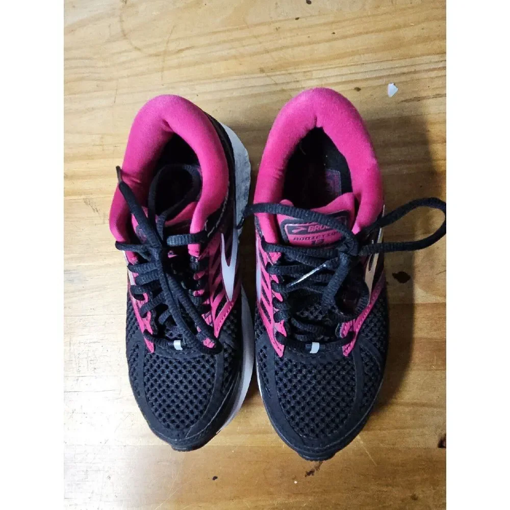 Size 5 Narrow  ( 2A)  - Brooks Addiction 13‎ Black/pink/gray - 1202532A070